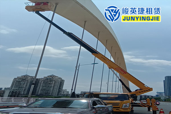 柳江柳州桥梁检测施工现场